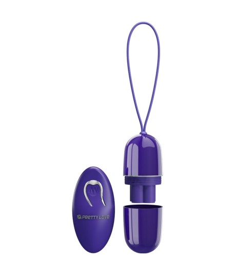 Sextoys, sexshop, loveshop, lingerie sexy : Vibro Waterproof : Pretty love -Oeuf Télécommandé Arvin youth violet