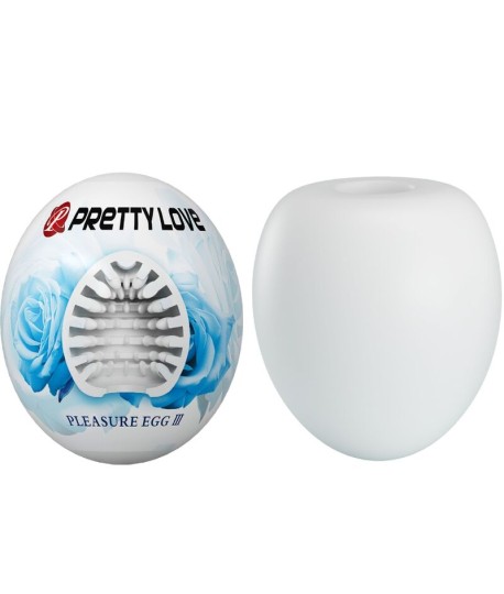 Sextoys, sexshop, loveshop, lingerie sexy : Masturbateur - Vagin Artificiel : Pretty love -Oeuf masturbateur Bleu
