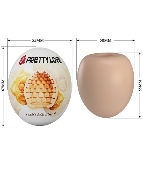 Sextoys, sexshop, loveshop, lingerie sexy : Masturbateur - Vagin Artificiel : Pretty love -Oeuf masturbateur Chair