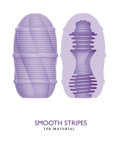 Sextoys, sexshop, loveshop, lingerie sexy : Masturbateur - Vagin Artificiel : Pretty love -Oeuf masturbateur Smooth Stripes v...