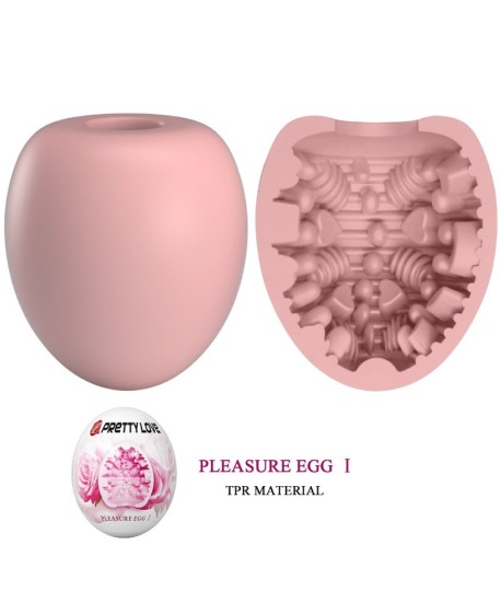 Sextoys, sexshop, loveshop, lingerie sexy : Masturbateur - Vagin Artificiel : Pretty love -Oeuf masturbateur Rose