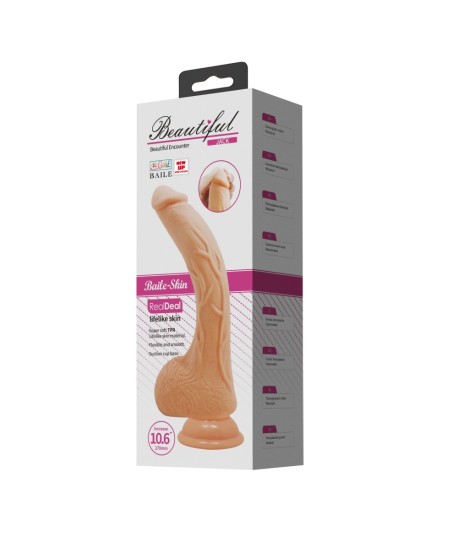 Sextoys, sexshop, loveshop, lingerie sexy : Vibromasseurs : Beautiful Jack incurvé 27cm vibrant