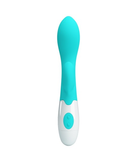 Sextoys, sexshop, loveshop, lingerie sexy : Vibro Rabbit : Vibromasseur Pretty Love Brighty turquoise