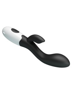 Sextoys, sexshop, loveshop, lingerie sexy : Vibro Rabbit : Vibromasseur Pretty Love Brighty noir
