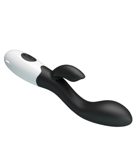 Sextoys, sexshop, loveshop, lingerie sexy : Vibro Rabbit : Vibromasseur Pretty Love Brighty noir