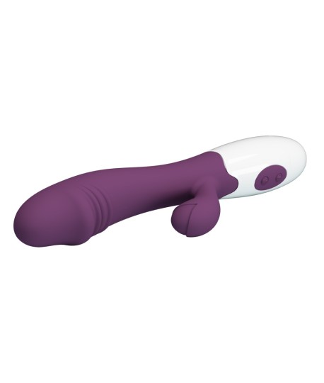 Sextoys, sexshop, loveshop, lingerie sexy : Vibro Rabbit : Vibromasseur rabbit Snappy violet foncé