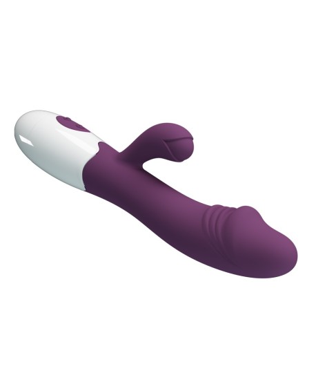 Sextoys, sexshop, loveshop, lingerie sexy : Vibro Rabbit : Vibromasseur rabbit Snappy violet foncé