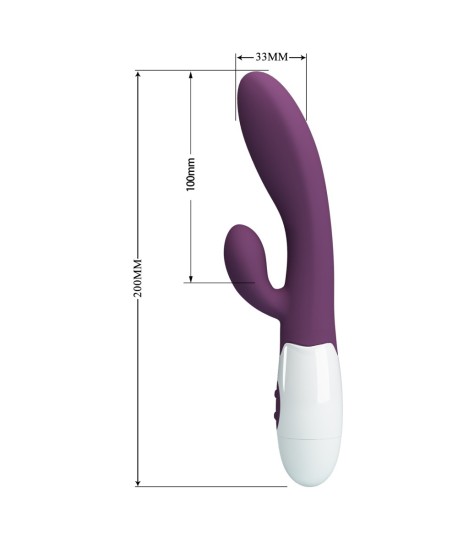 Sextoys, sexshop, loveshop, lingerie sexy : Vibro Rabbit : Vibromasseur rabbit Alvis violet foncé