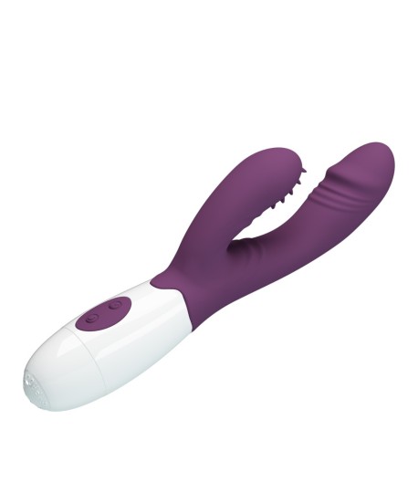 Sextoys, sexshop, loveshop, lingerie sexy : Vibro Rabbit : Vibromasseur rabbit André violet foncé