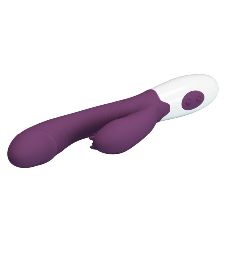 Sextoys, sexshop, loveshop, lingerie sexy : Vibro Rabbit : Vibromasseur rabbit André violet foncé