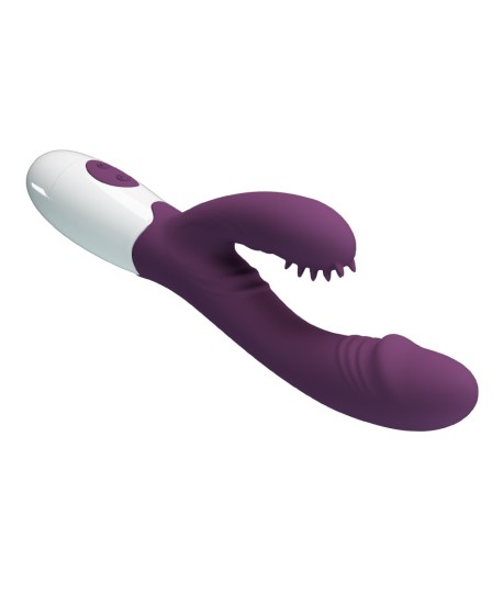 Sextoys, sexshop, loveshop, lingerie sexy : Vibro Rabbit : Vibromasseur rabbit André violet foncé