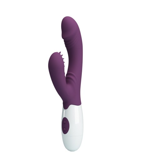 Sextoys, sexshop, loveshop, lingerie sexy : Vibro Rabbit : Vibromasseur rabbit André violet foncé