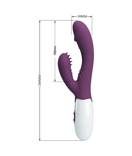 Sextoys, sexshop, loveshop, lingerie sexy : Vibro Rabbit : Vibromasseur rabbit André violet foncé