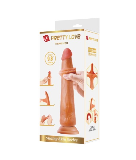 Sextoys, sexshop, loveshop, lingerie sexy : Gode Ventouse : Pretty love - Gode Tiemeyer marron