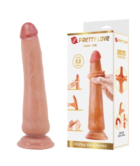 Sextoys, sexshop, loveshop, lingerie sexy : Gode Ventouse : Pretty love - Gode Tiemeyer marron