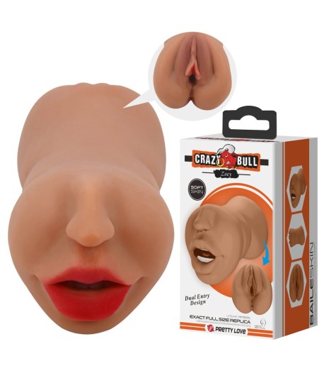 Sextoys, sexshop, loveshop, lingerie sexy : Masturbateur - Vagin Artificiel : Crazy Bull- Masturbateur marron homme Zoey