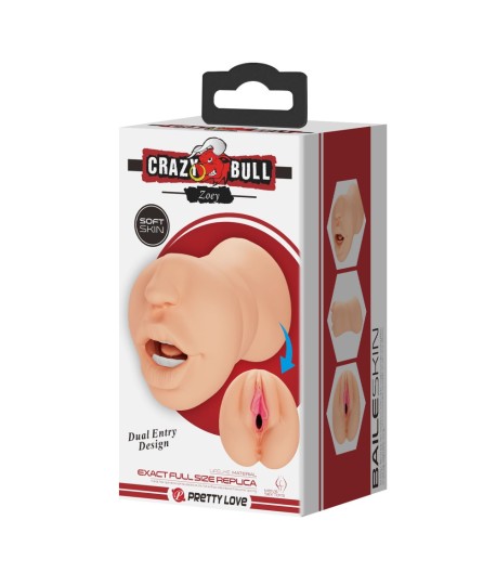 Sextoys, sexshop, loveshop, lingerie sexy : Vagin Artificiel : Crazy Bull- Masturbateur homme Zoey