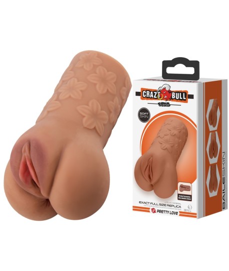 Sextoys, sexshop, loveshop, lingerie sexy : Masturbateur - Vagin Artificiel : Crazy Bull- Masturbateur marrron homme scarlet