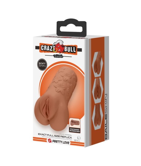 Sextoys, sexshop, loveshop, lingerie sexy : Masturbateur - Vagin Artificiel : Crazy Bull- Masturbateur marrron homme scarlet