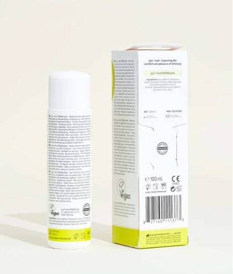 Sextoys, sexshop, loveshop, lingerie sexy : Lubrifiant à base d'eau : Pjur vegan glide Lubrifiant 100ml