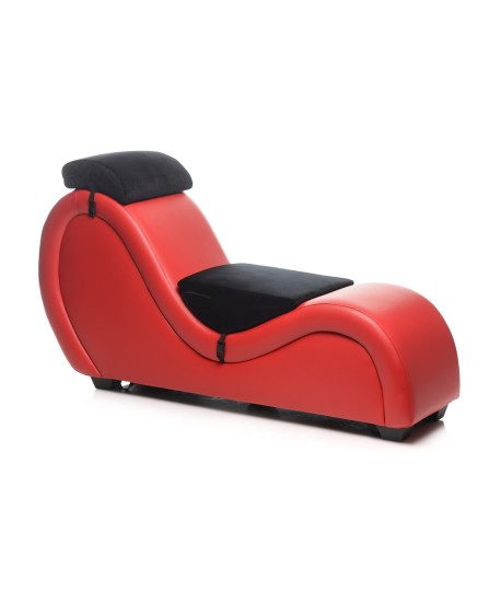 Sextoys, sexshop, loveshop, lingerie sexy : Loveroom - Mobilier BDSM : Canapé élégant multipositions rouge - Loveroom - Mobil...