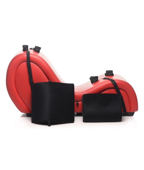 Sextoys, sexshop, loveshop, lingerie sexy : Loveroom - Mobilier BDSM : Canapé élégant multipositions rouge - Loveroom - Mobil...