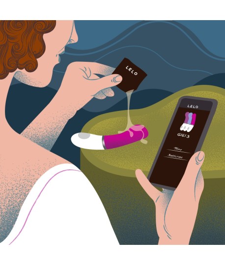 Sextoys, sexshop, loveshop, lingerie sexy : Vibro Point G : Lelo Vibromasseur Gigi 3 rose profond Point G