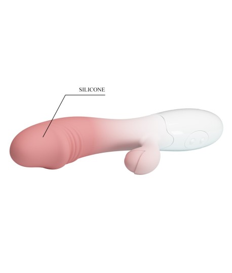 ❤ Vibro Rabbit - Vibromasseur rabbit degradé rose Snappy - Sextoys