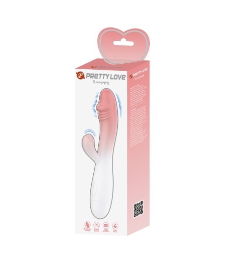 ❤ Vibro Rabbit - Vibromasseur rabbit degradé rose Snappy - Sextoys