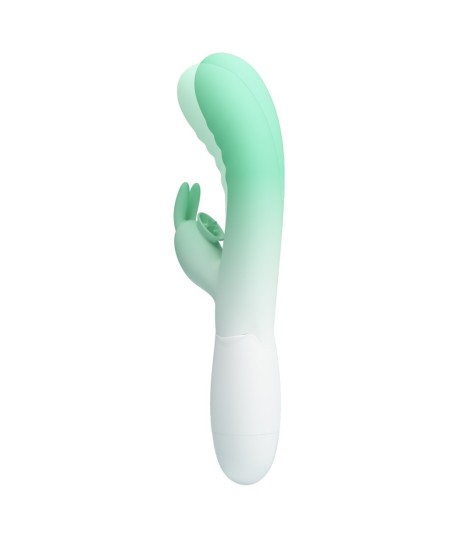 Sextoys, sexshop, loveshop, lingerie sexy : Vibro Point G : Pretty love - Rabbit Cerberus vert