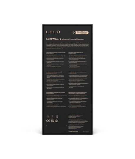 Sextoys, sexshop, loveshop, lingerie sexy : Vibro Anal : LELO Loki wave 2 stimulateur de prostate
