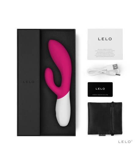 Sextoys, sexshop, loveshop, lingerie sexy : Vibro Point G : Lelo Vibromasseur Ina wave 2 rose
