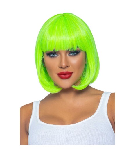 Sextoys, sexshop, loveshop, lingerie sexy : Perruque : Leg Avenue - Perruque fluorescente verte