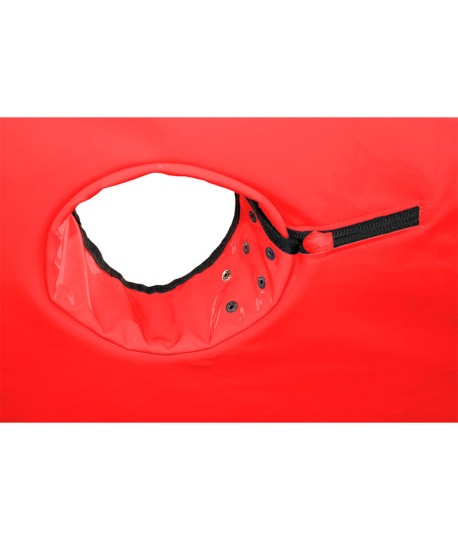 Sextoys, sexshop, loveshop, lingerie sexy : Loveroom - Mobilier BDSM : Cabine Bukkake Kink Club - Noir et Rouge Secret Dome-L...