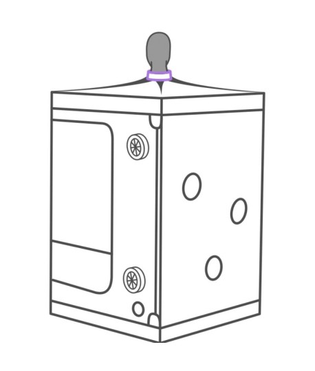 Sextoys, sexshop, loveshop, lingerie sexy : Loveroom - Mobilier BDSM : Cabine Scandale Kink Club - Violet Secret Dome -Lovero...