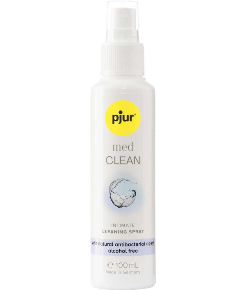 Sextoys, sexshop, loveshop, lingerie sexy : Nettoyant sextoys : Pjur MED CLEAN SPRAY 100 ML