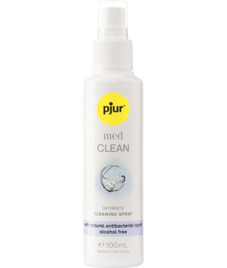 Sextoys, sexshop, loveshop, lingerie sexy : Nettoyant sextoys : Pjur MED CLEAN SPRAY 100 ML