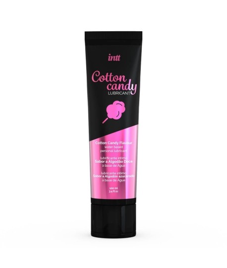 Sextoys, sexshop, loveshop, lingerie sexy : Lubrifiant à base d'eau : Intt -Lubrifiant Barbe a papa 100ml