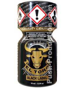 Sextoys, sexshop, loveshop, lingerie sexy : Poppers : Poppers - El toro black Label Small