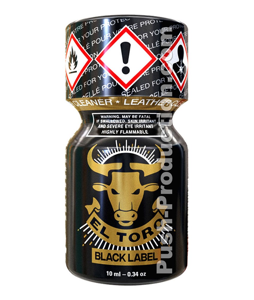 Sextoys, sexshop, loveshop, lingerie sexy : Poppers : Poppers - El toro black Label Small
