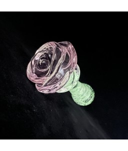 Sextoys, sexshop, loveshop, lingerie sexy : Gode en Verre : Plug anal en verre Rose