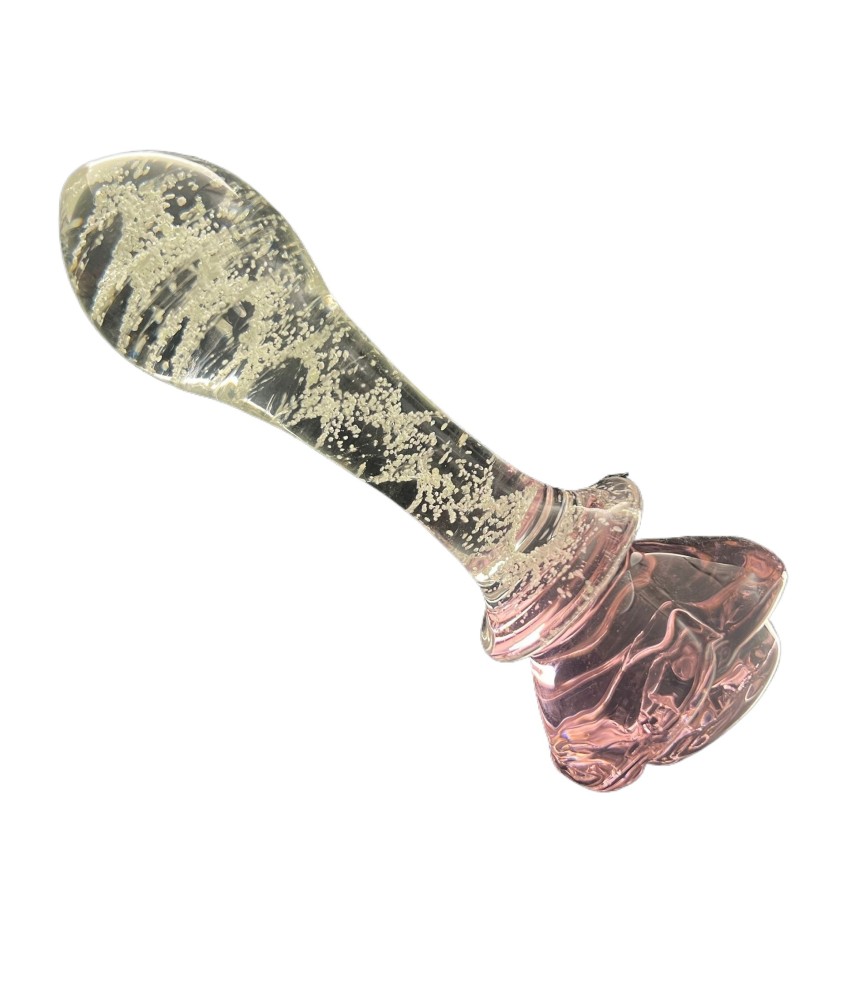 Sextoys, sexshop, loveshop, lingerie sexy : Gode en Verre : Plug anal en verre Rose