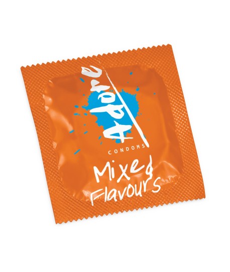 Sextoys, sexshop, loveshop, lingerie sexy : Préservatifs : Adore- Préservatif savoureux X12