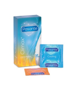 Sextoys, sexshop, loveshop, lingerie sexy : Préservatifs : Pasante- Préservatif climax X12