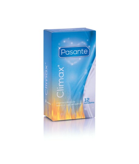 Sextoys, sexshop, loveshop, lingerie sexy : Préservatifs : Pasante- Préservatif climax X12