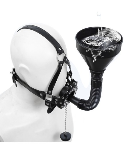 Sextoys, sexshop, loveshop, lingerie sexy : Baillons : Baillon entonnoir bdsm