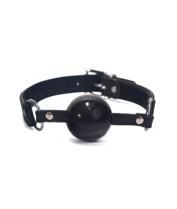 Sextoys, sexshop, loveshop, lingerie sexy : Baillons : Baillon boule silicone noir tendre