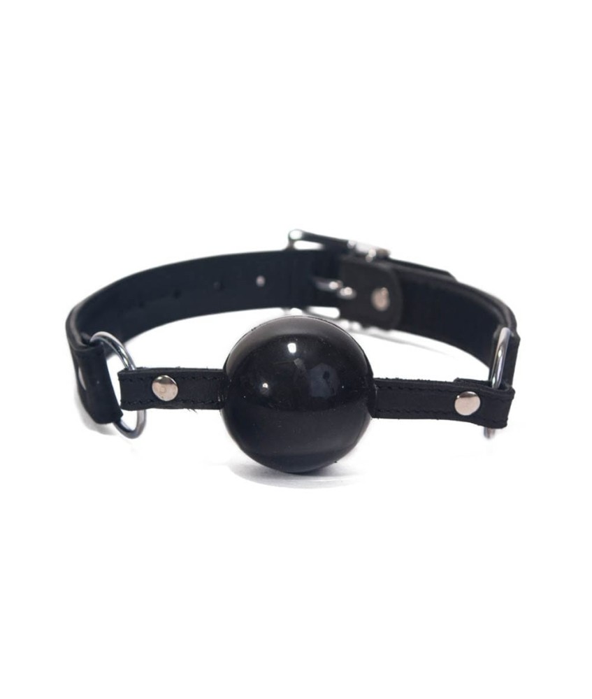 Sextoys, sexshop, loveshop, lingerie sexy : Baillons : Baillon boule silicone noir tendre
