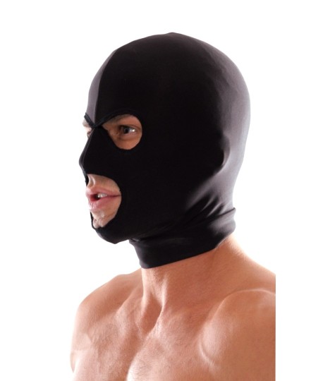 Sextoys, sexshop, loveshop, lingerie sexy : Cagoules SM : Cagoules SM 3 trous