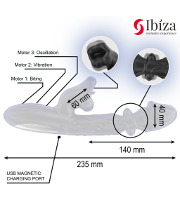 Sextoys, sexshop, loveshop, lingerie sexy : Stimulateur Clitoris : Ibiza - Vibromasseur et stimulateur